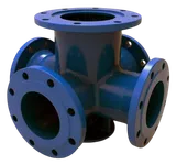 Крест фланцевый с пожарной подставкой ППКФ 150х600 (ВЧШГ)