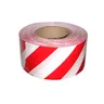 Лента оградительная ЛО-75 красно-белая ролик 500м