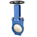 Задвижка шиберная двусторонняя Ду300 Ру10 с маховиком