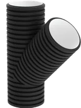 Тройник сварной гофрированный 45° КОРСИС DN/OD 160