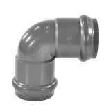 Отвод двухраструбный 90° НПВХ125 Ду 160 Ру10