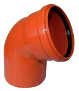 Отвод НПВХ наружный 67° 160