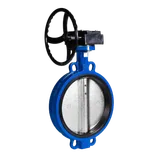 Затвор дисковый поворотный Ду300 Ру10/16 с редуктором