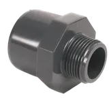 Адаптер двойной втулка/муфта с НР НПВХ100 Ду 63 / 2" Ру 16