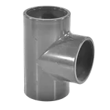 Тройник комбинированный втулка/ВР 90° НПВХ100 Ду 110/4" Ру 16