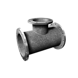 Тройник чугунный фланцевый ТФ 100х100 (ВЧШГ) с ЦПП