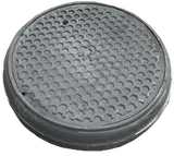 Крышка чугунная телефонного люка тип "Т" ГОСТ 8591-76