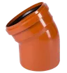 Отвод НПВХ наружный 30° 400