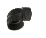 Отвод литой гофрированный КОРСИС 90° DN/OD 160