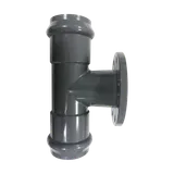 Тройник раструбный редукционный с фланцем 90° НПВХ125 Ду 225/150 Ру10