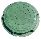 Люк полимерно-песчаный тип "Л" (3 тн) зеленый
