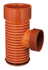 Тройник гофрированный Pragma 90° DN/OD 200/200