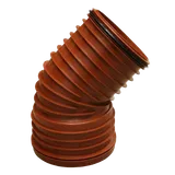 Отвод гофрированный Pragma 45° DN/ID 600