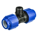 Тройник компрессионный с наружной резьбой 25х1"