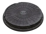 Люк полимерно-песчаный тип "С" (7,5 тн) черный