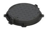 Люк чугунный ТМ (Д400)-К.2-60 с замком ГОСТ 3634-99