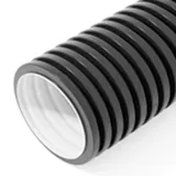 Труба двустенная гибкая 125 SN8 ливневая черная бухта 50м